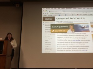 Marie Talnack CalPoly Pomona wrap-up Drone Ed Conference 02-06-16